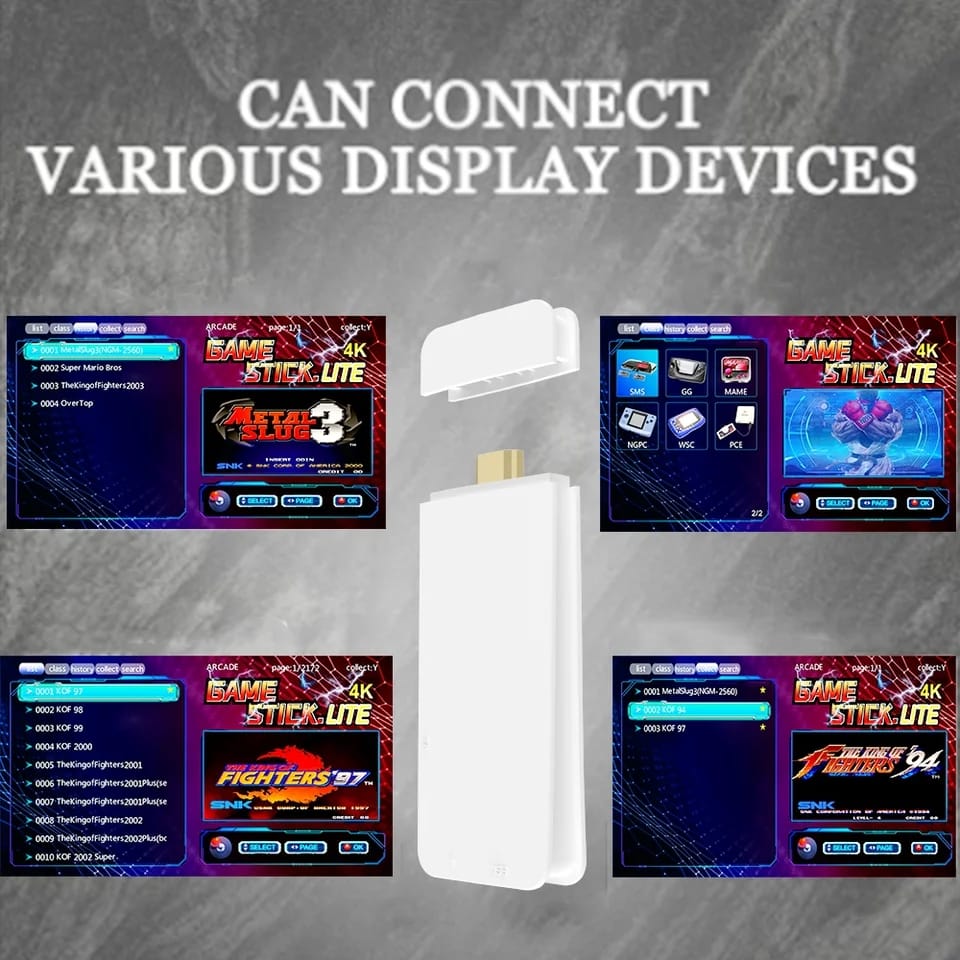 Consola Game Stick Pro con 10'000 juegos Y Android Tv