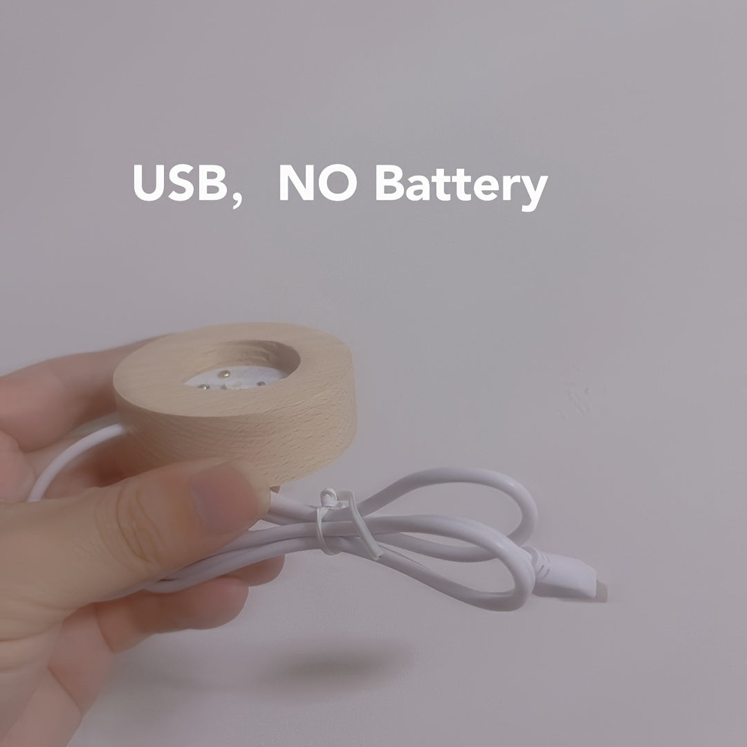 Lámpara de Cristal 3D con Tartarugas Marinas