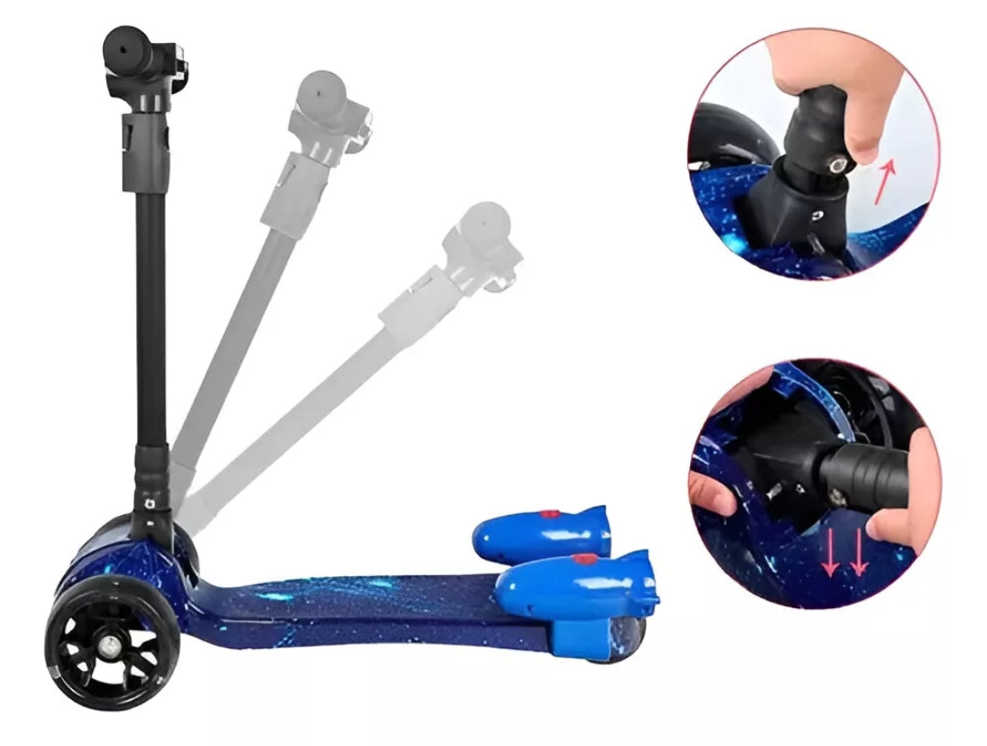 Patineta con Humo y Luces – Diversión Ilimitada para Niños