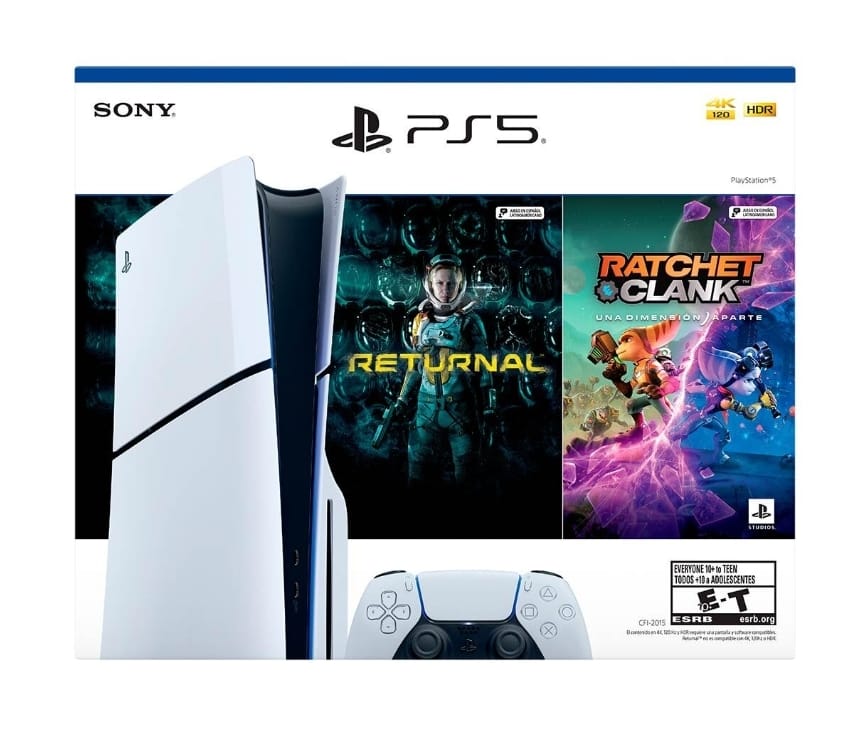 PlayStation 5 con 2 Juegos , 1 Control y Estación de Carga