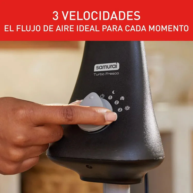 Ventilador Samurai Turbo Fresco Pedesta