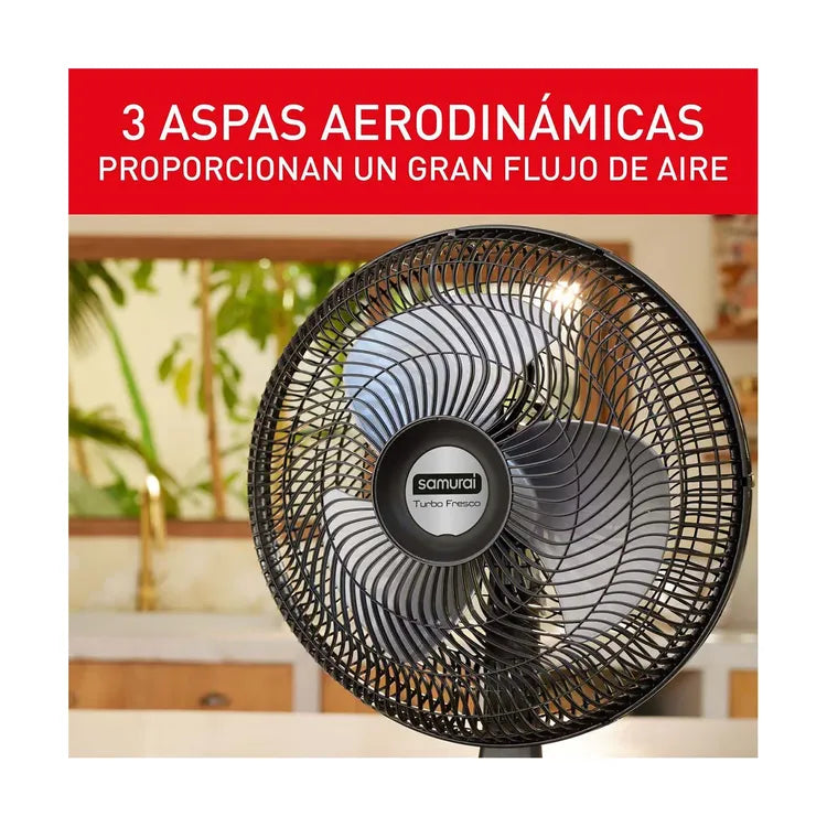 Ventilador Samurai Turbo Fresco Pedesta