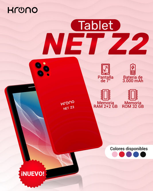 Krono NET Z2 – Tablet 7" son SIM CARD