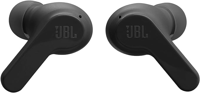 JBL Vibe Beam - Auriculares inalámbricos JBL con sonido de graves profundos, Bluetooth 5.2, resistente al agua y al polvo, llamadas manos libres con VoiceAware, hasta 32 horas de duración