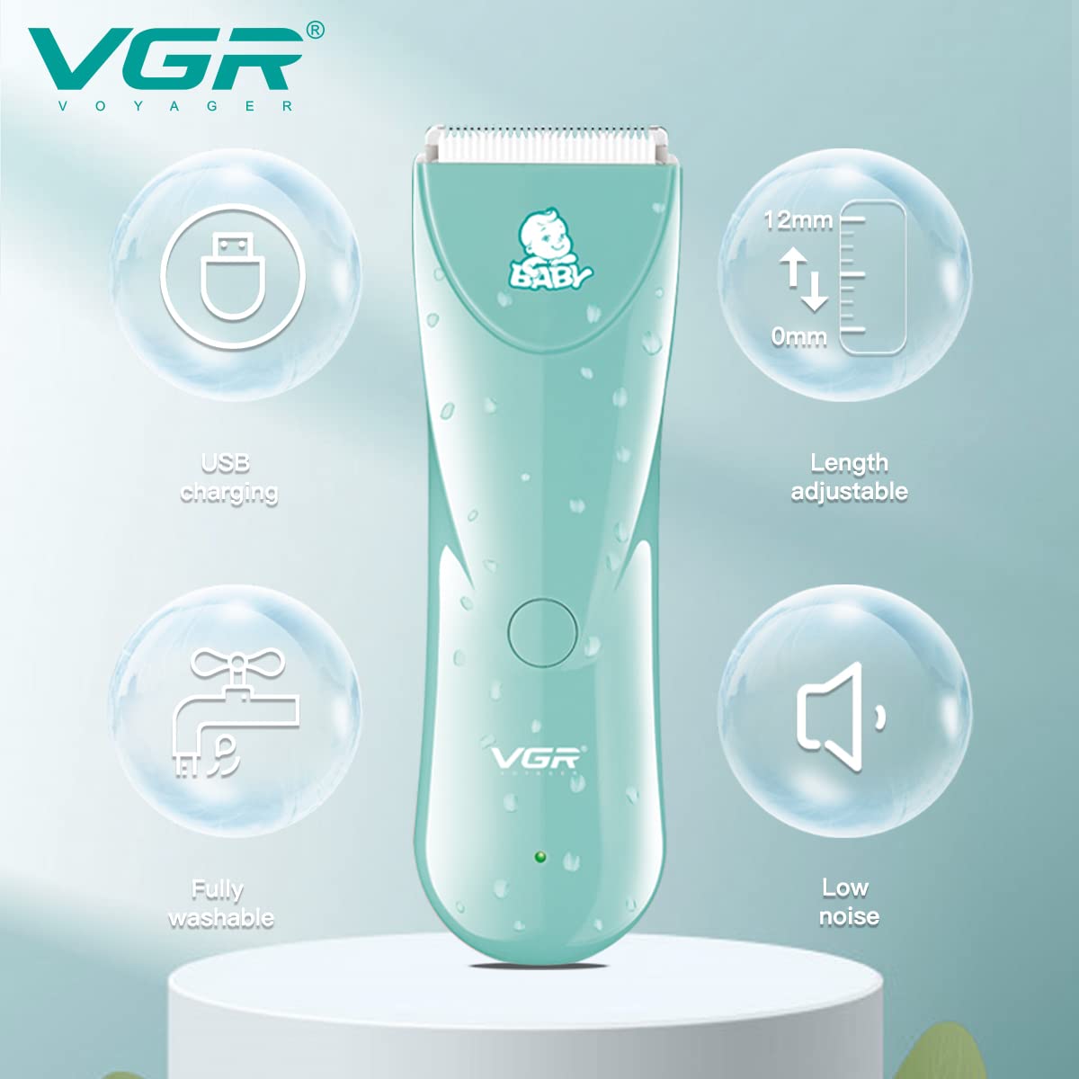 Cortadora de Cabello para Bebés VGR V-150