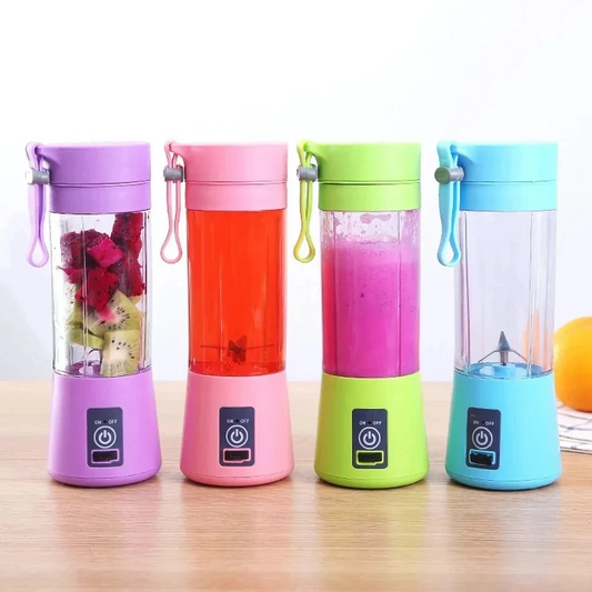 Licuadora Personal Recargable con Cuchillas de Acero Inoxidable