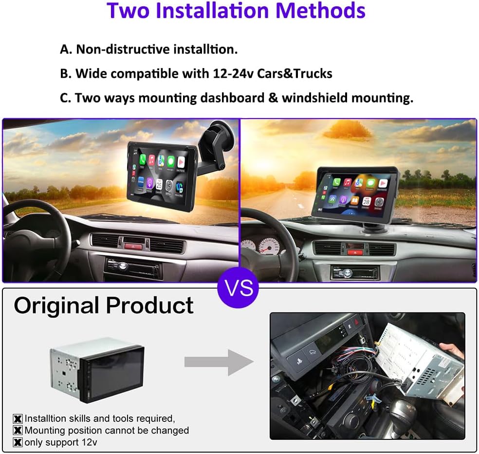 Pantalla CarPlay/Android Auto para Automóviles