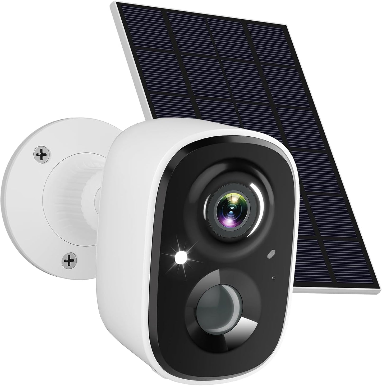 Cámaras de seguridad WiFi 2K con panel solar con AI