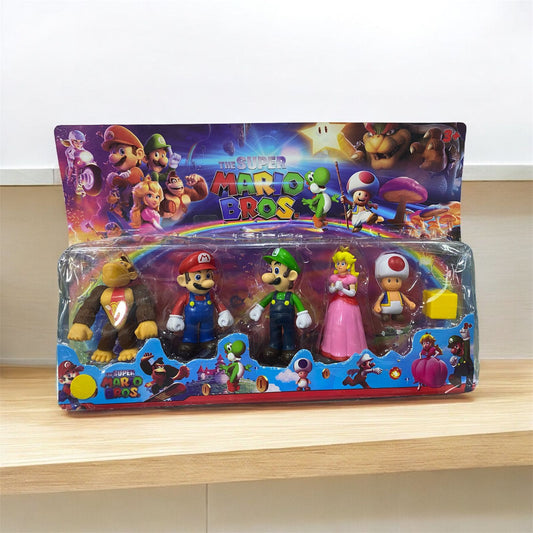 Set de Figuras de Acción Super Mario Bros