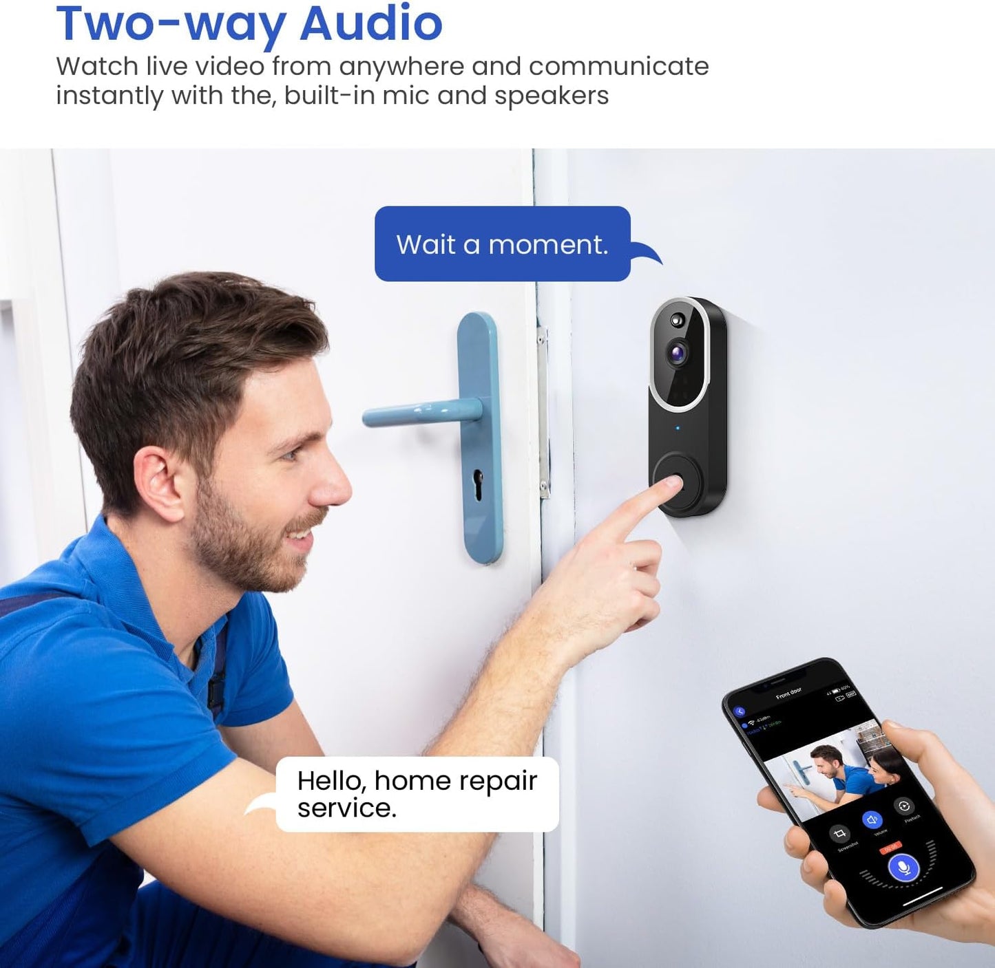 Timbre Inteligente con Cámara – Wi-Fi