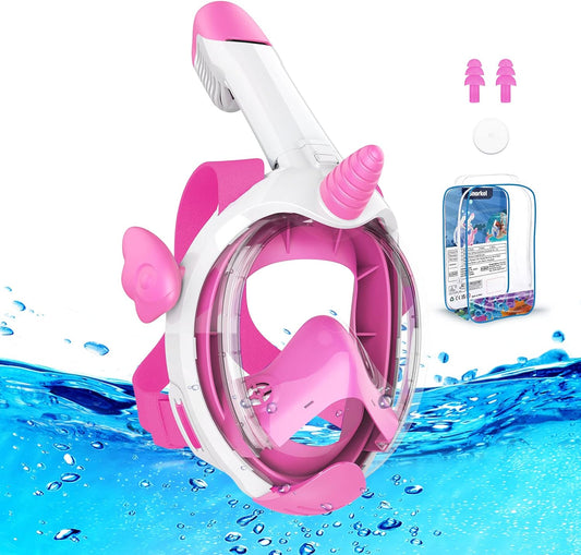 Máscara Infantil de Snorkel Full-Face “Unicornio” niña