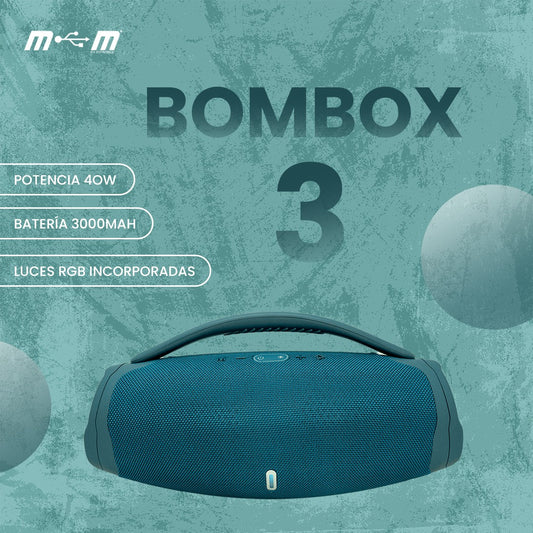 BOMBOX 3 de MYM – ¡El Poder del Sonido en tus Manos! 🎶