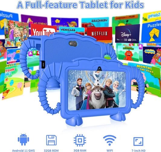 Tablet de 7 pulgadas para niños Android 11 Tablets 3GB 32GB