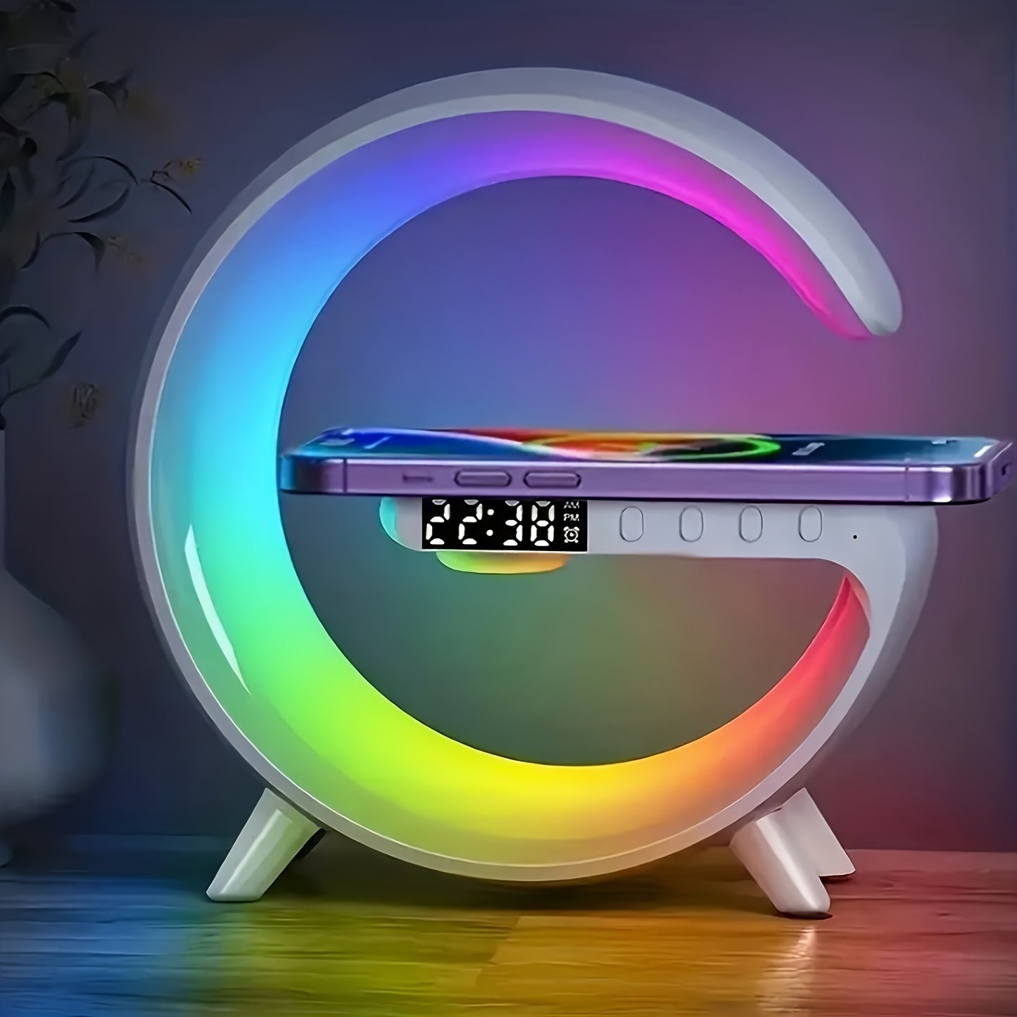 Altavoz de Alarma Inalámbrico con Luz de Ritmo RGB