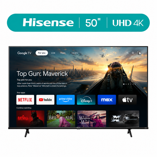 Hisense 50” UHD 4K con Google TV