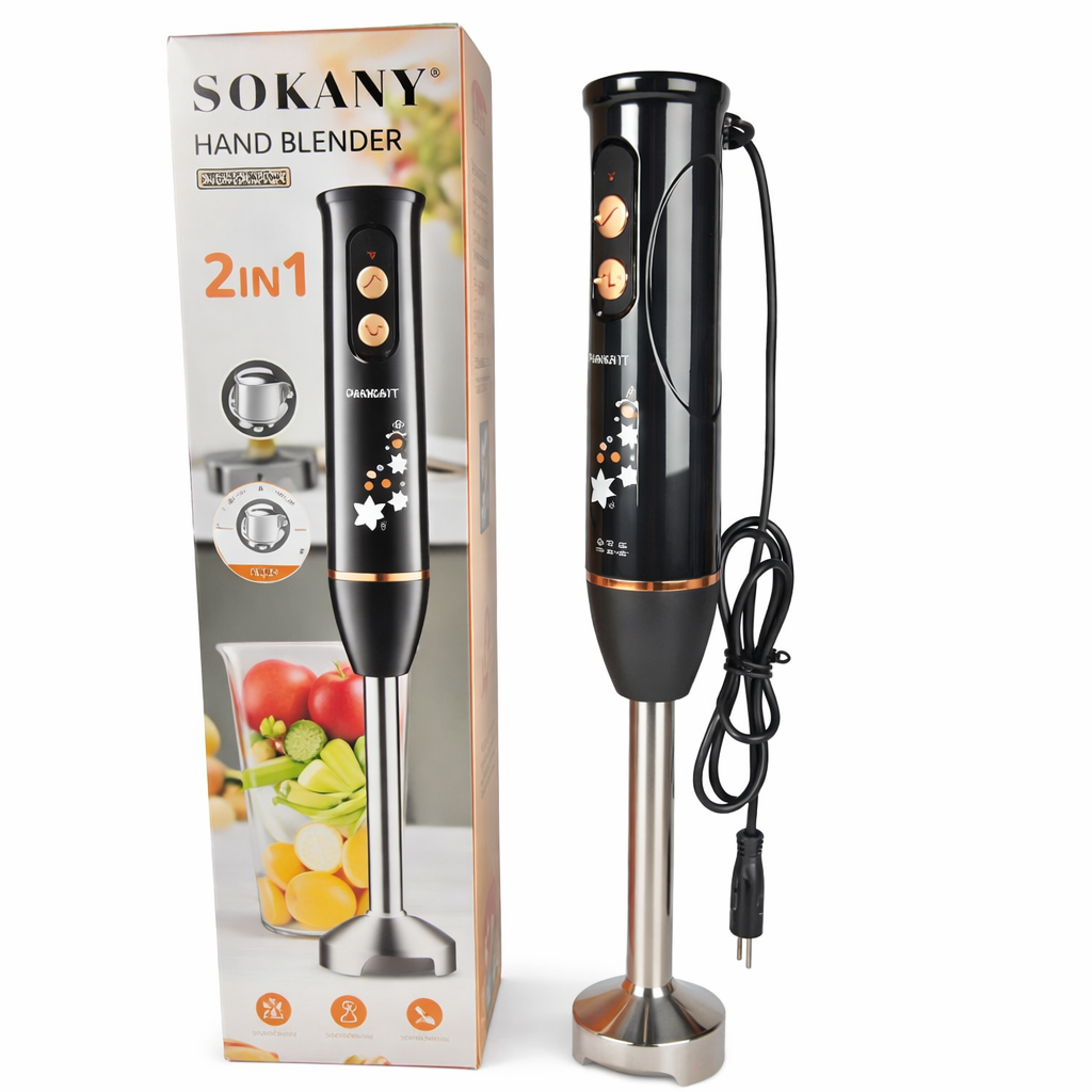 Licuadora de Mano SOKANY 2 en 1 – 400W
