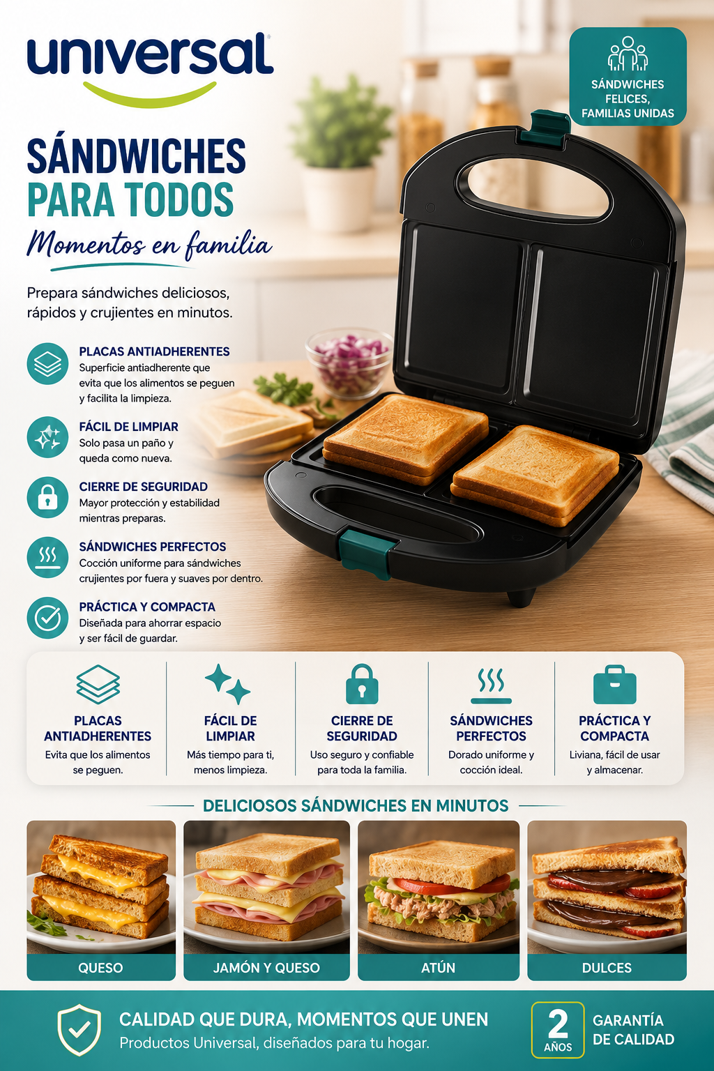 SANDWICHERA UNIVERSAL