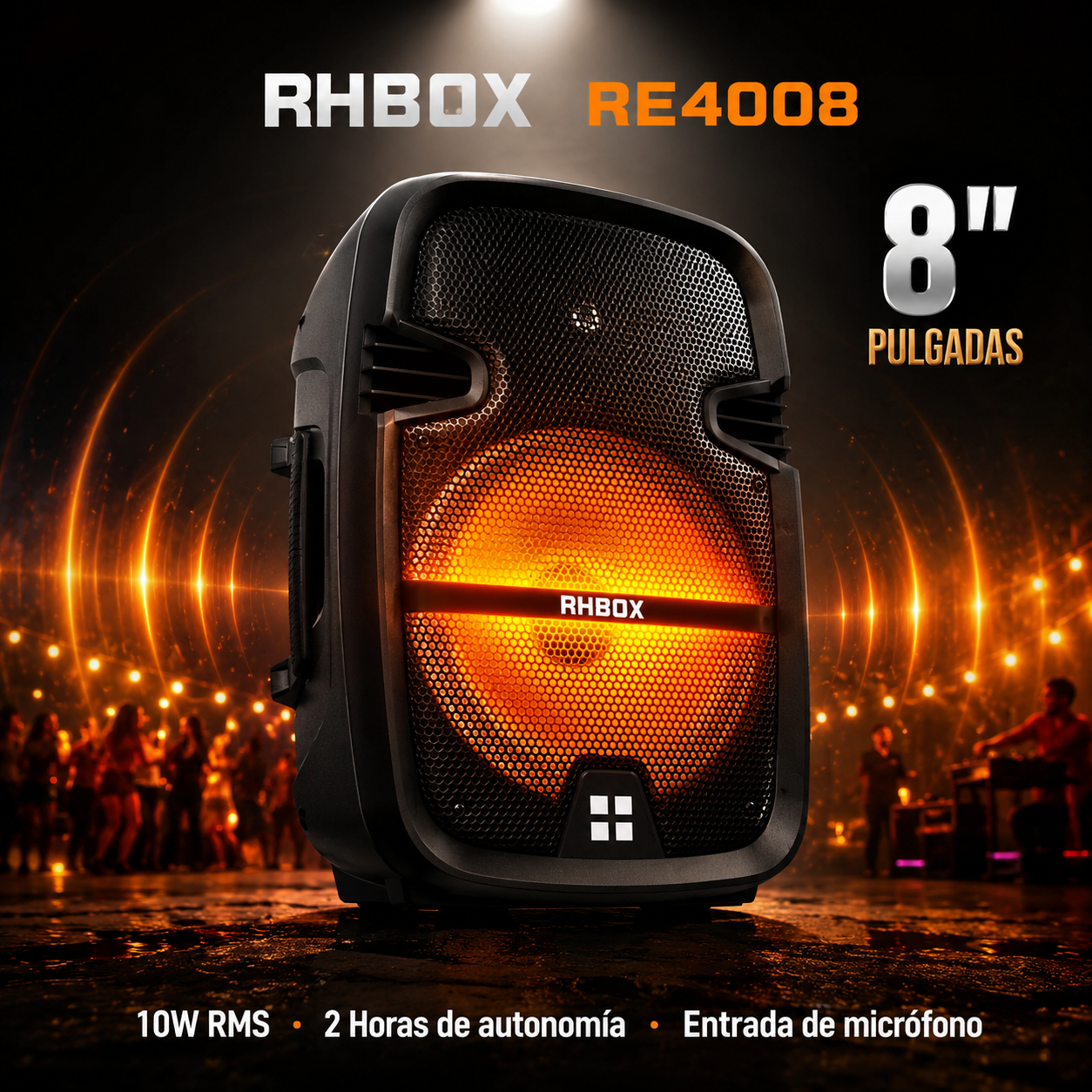 Bocina 8" Portátil