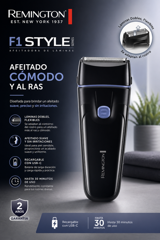 Afetitadora REMINGTON F1 Style