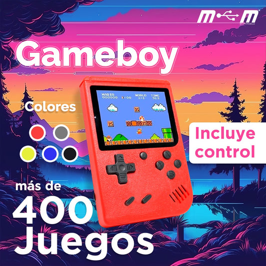 Consola Retro Portátil con Más de 400 Juegos