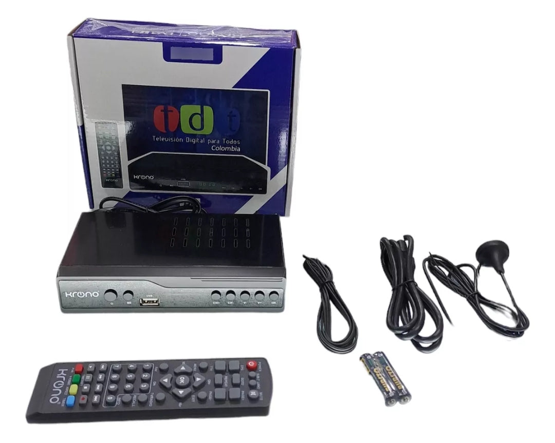 Decodificador TdT Digital Krono - Televisión HD para Todos