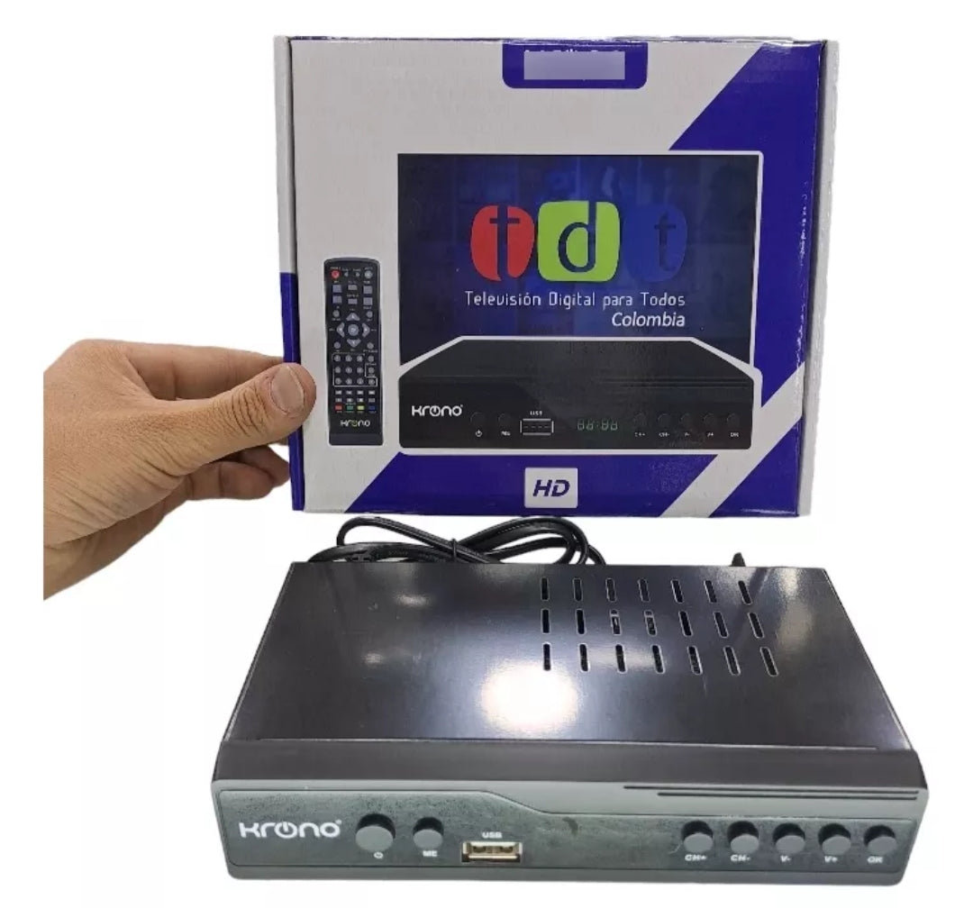 Decodificador TdT Digital Krono - Televisión HD para Todos