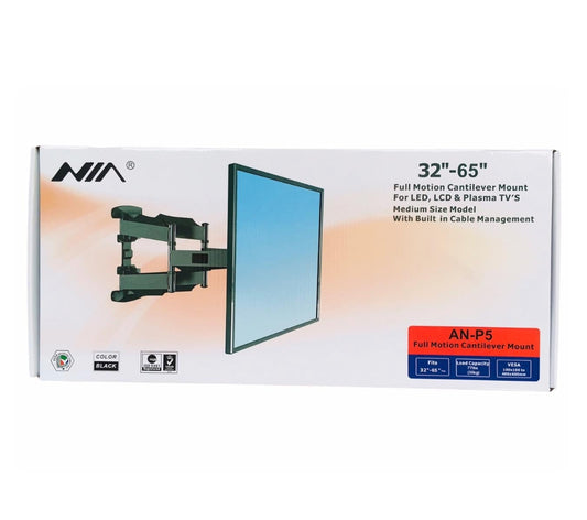 Soporte de TV NIA AN-P5 - Movimiento Total para Pantallas de 32" a 65"