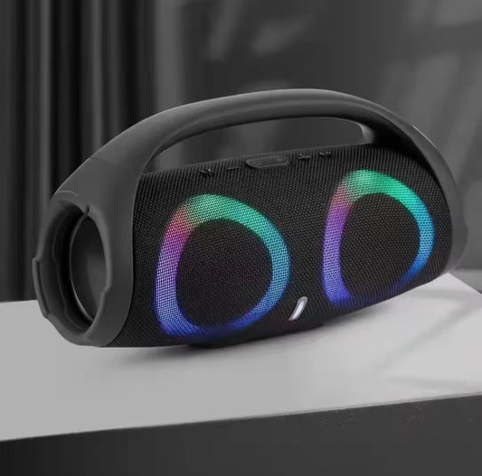 Parlante Bluetooth Portátil con Luces RGB