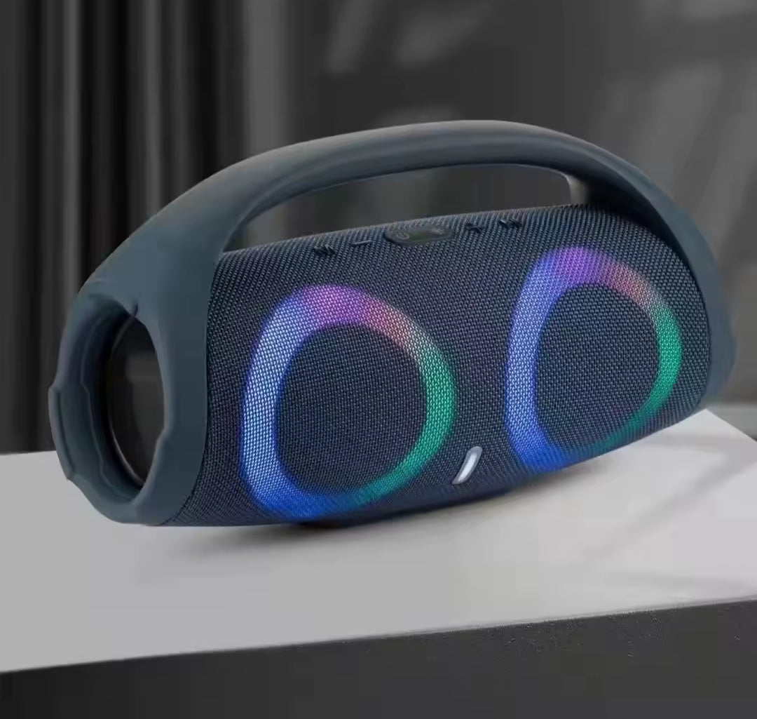 Parlante Bluetooth Portátil con Luces RGB