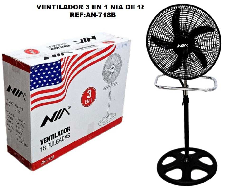 Ventilador Plastico 3-en-1 de 18 Pulgadas NIA