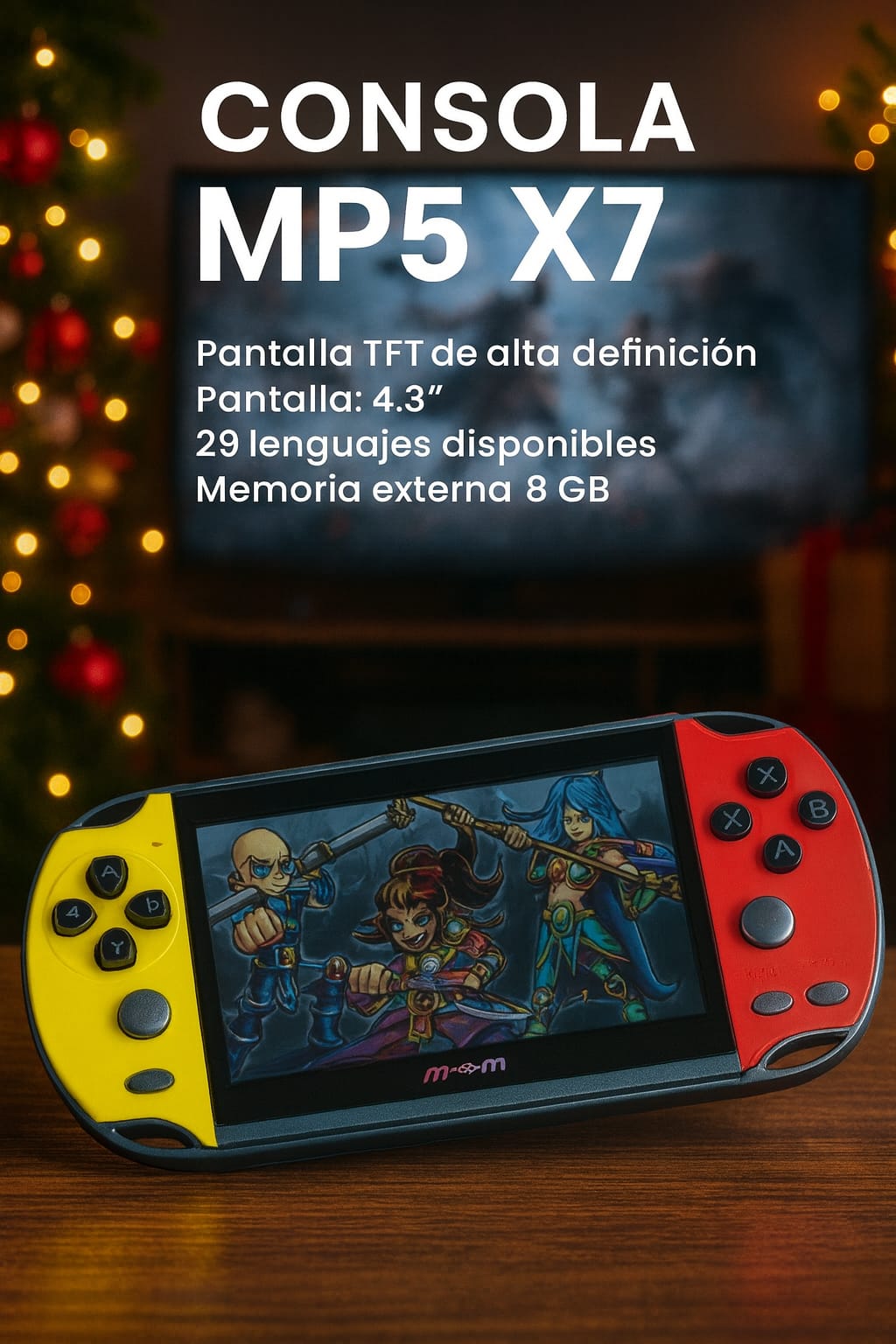 🎮 Consola MP5 - ¡Lleva tu juego al siguiente nivel! 🎮