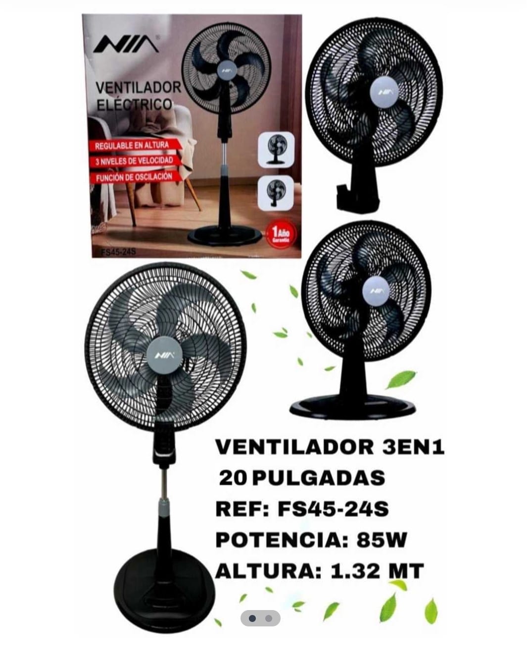 Ventilador 3 en 1  NIA