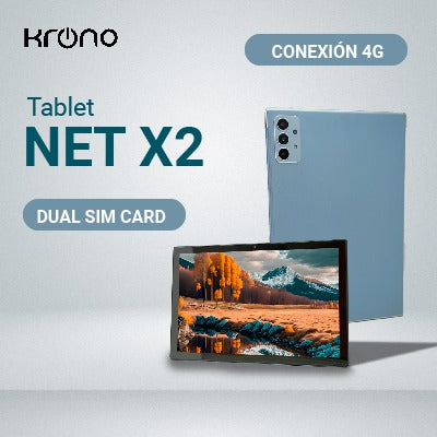 📱 Tablet Krono Net X2 Con SIMCARD y Estuche para Niños - Potencia y Estilo en tus manos 📱