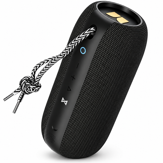 Parlante Bluetooth Monster S320 de 40W | Sonido Estéreo 360°, Resistente al Agua IPX7 y Hasta 32 Horas de Reproducción – Negro