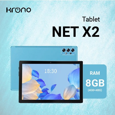 📱 Tablet Krono Net X2 Con SIMCARD y Estuche para Niños - Potencia y Estilo en tus manos 📱