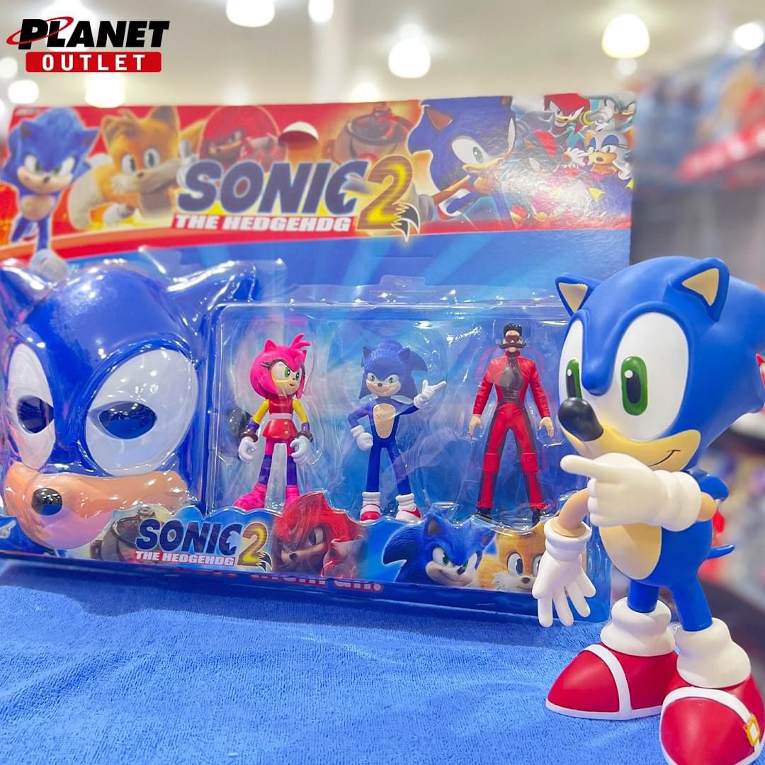 Set de Figuras de Acción Sonic the Hedgehog 2