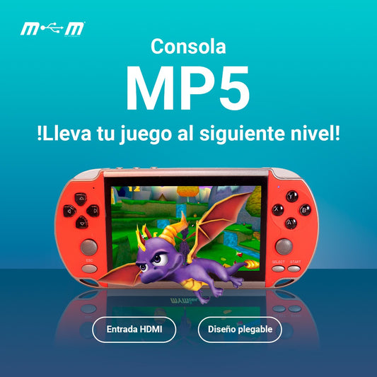 🎮 Consola MP5 - ¡Lleva tu juego al siguiente nivel! 🎮