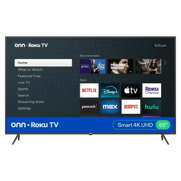 ONN Roku TV 65” 4K UHD