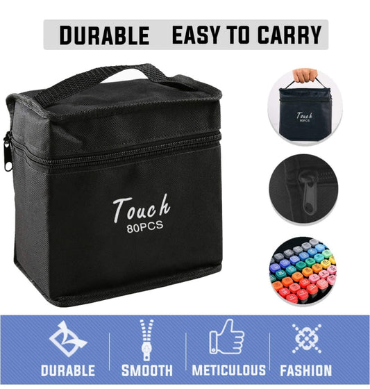 Set de 80 Marcadores  con Estuche