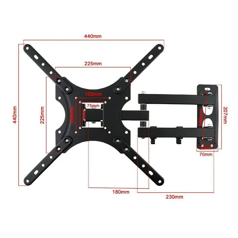 Soporte de TV NIA AN-400 - Movimiento Total para Pantallas de 32" a 55"